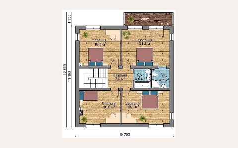ЖК Адмирал-2 — планировка 1 ЖК Адмирал-2: планировка 1