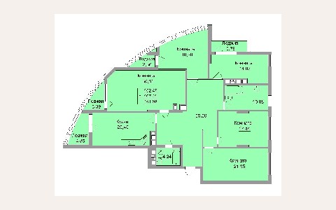 ЖК Адмирал: планировка 1