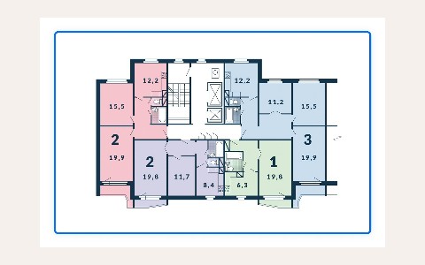 ЖК АкадемикА: планировка 3