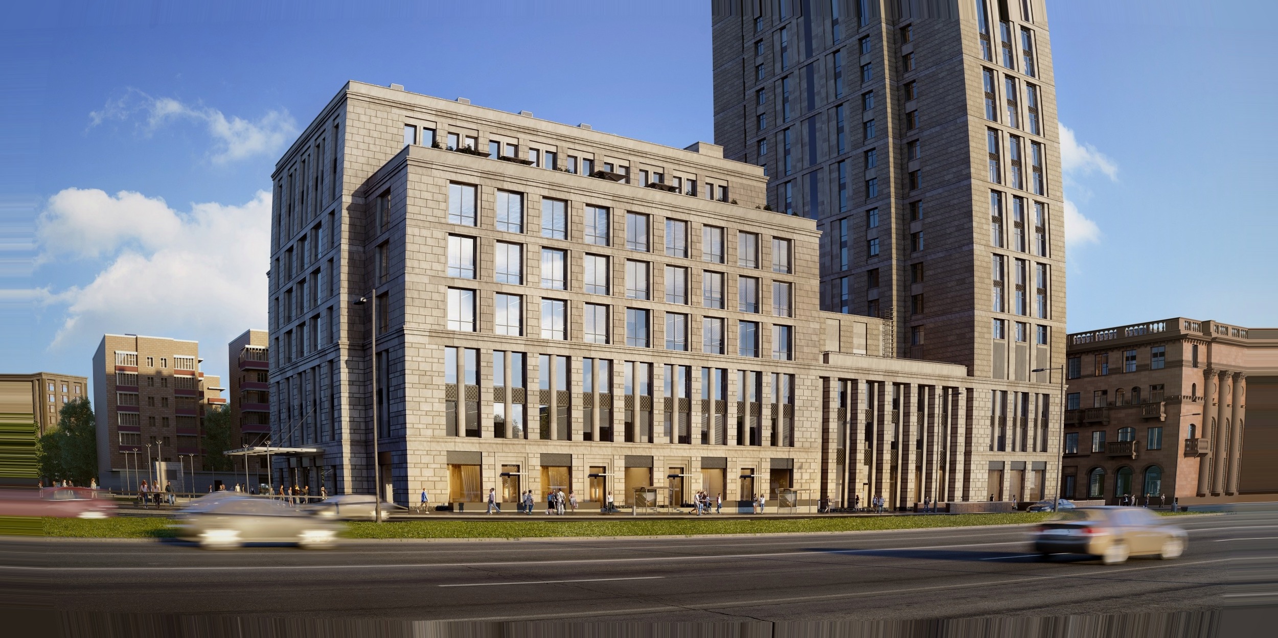 ЖК Alcon Tower — общий вид