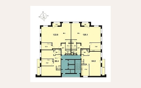 ЖК Алексеевский: планировка 1