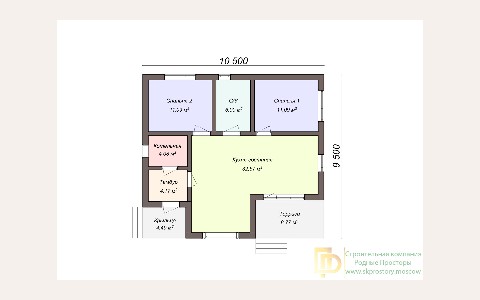 ЖК Алиса — планировка 1 ЖК Алиса: планировка 1