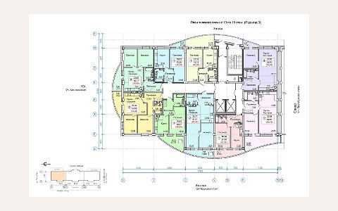 ЖК Алые Паруса: планировка 3