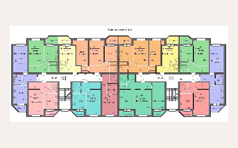 ЖК Апарт-Комплекс дом Гельриха — планировка 3 ЖК Апарт-Комплекс дом Гельриха: планировка 3