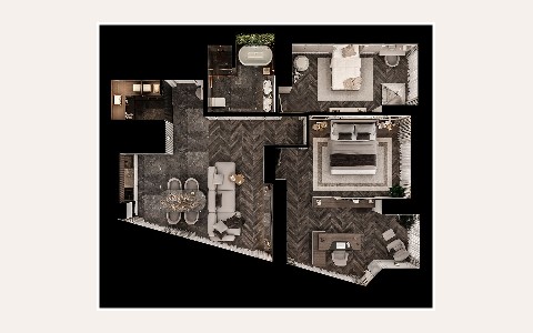 ЖК Апарт-комплекс Metropolis Loft: планировка 4