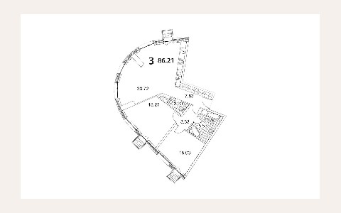ЖК Апарт-комплекс Нахимов — планировка 1 ЖК Апарт-комплекс Нахимов: планировка 1