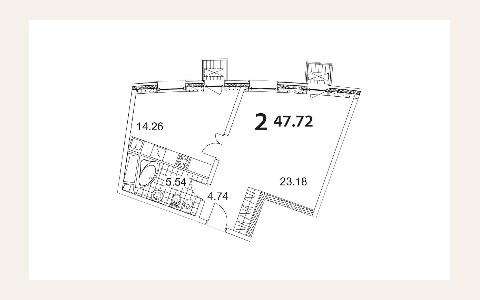 ЖК Апарт-комплекс Нахимов — планировка 2 ЖК Апарт-комплекс Нахимов: планировка 2