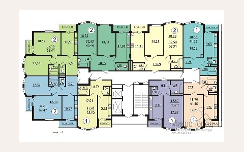 ЖК Аристократ: планировка 3