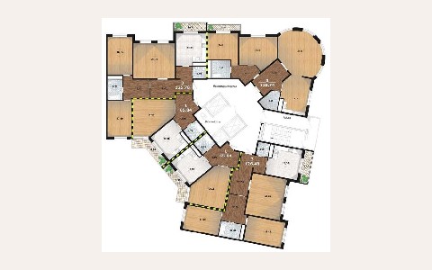 ЖК Аврора: планировка 4