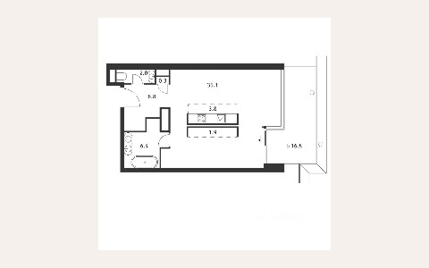 ЖК Бадаевский: планировка 1