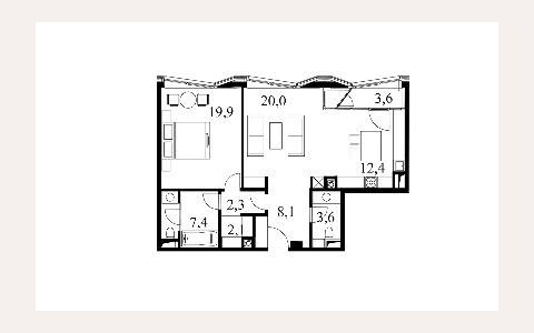 ЖК Balchug Residence Планировка 3