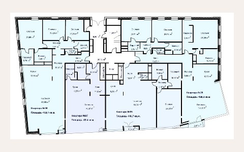 ЖК Barkli Plaza — планировка 1 ЖК Barkli Plaza: планировка 1