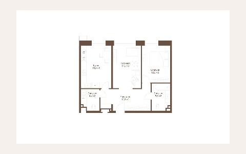 ЖК Басманный, 5 — планировка 2 ЖК Басманный, 5: планировка 2