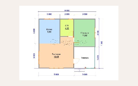 ЖК Ближняя Дача — планировка 5 ЖК Ближняя Дача: планировка 5