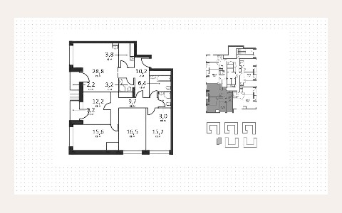 ЖК CITY PARK: планировка 1
