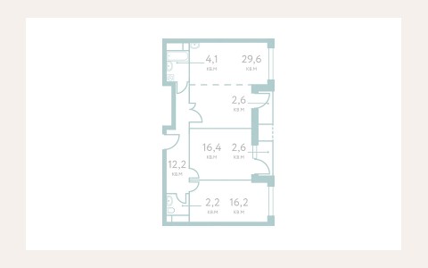 ЖК CITY PARK: планировка 3