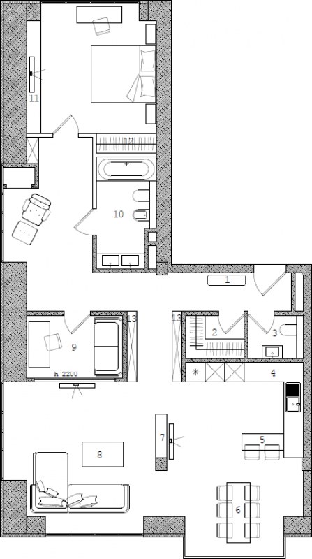ЖК Clerkenwell House Планировка 5