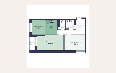 ЖК Cult: планировка 2