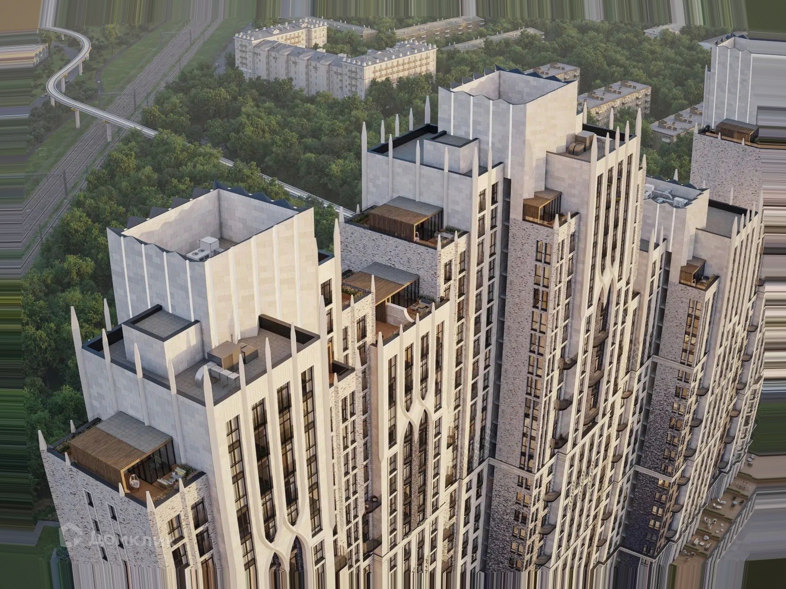 ЖК Дом Достижение: общий план (контент)