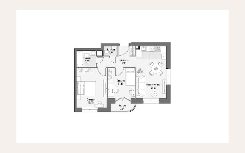 ЖК Дом Достижение: планировка 2