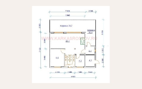 ЖК Дом Дружбы — планировка 4 ЖК Дом Дружбы: планировка 4