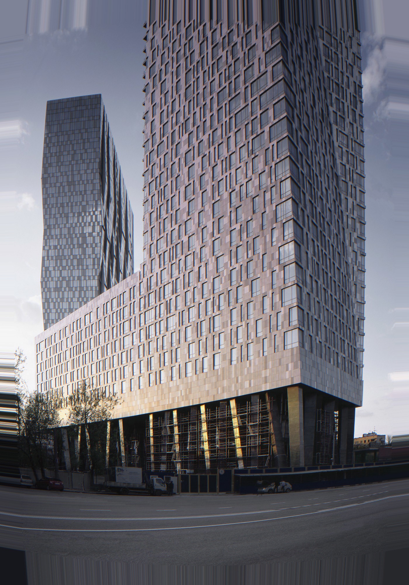 ЖК Дом на Мосфильмовской — общий вид