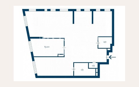 ЖК Дом на Мосфильмовской: планировка 4