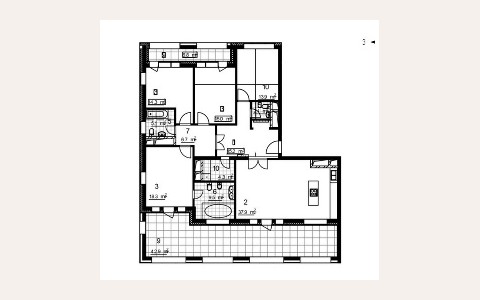 ЖК Дом на Щукинской — планировка 2 ЖК Дом на Щукинской: планировка 2