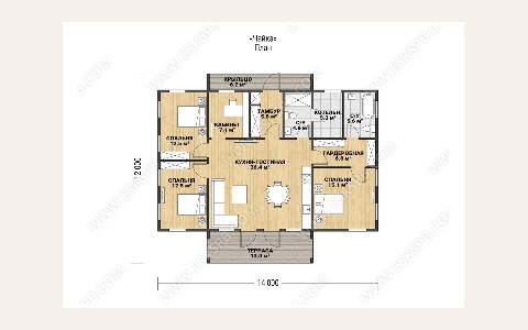 ЖК Дом с чайками: планировка 1