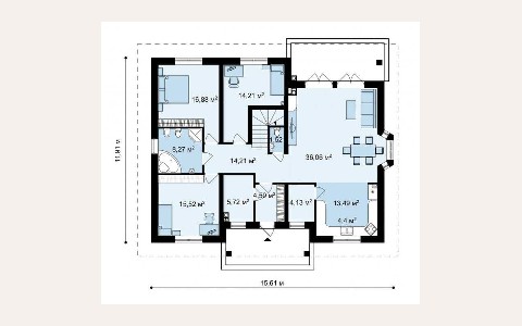 ЖК Дом с рюмкой — планировка 1 ЖК Дом с рюмкой: планировка 1