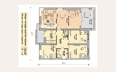 ЖК Дом с рюмкой — планировка 5 ЖК Дом с рюмкой: планировка 5