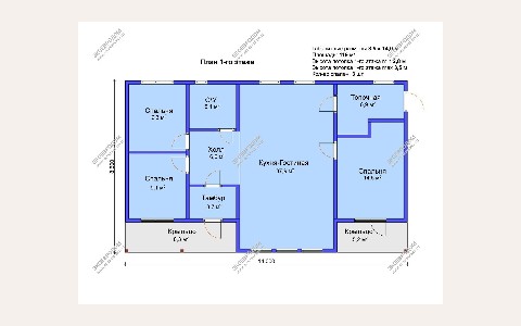 ЖК Дом Серебряный Бор: планировка 4