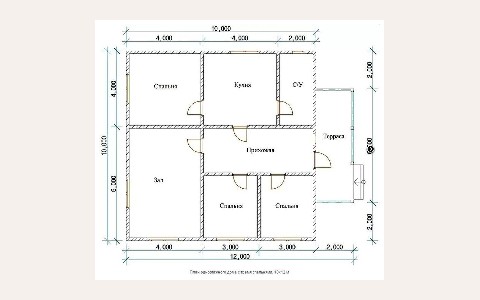 ЖК Дом Телешовых: планировка 3