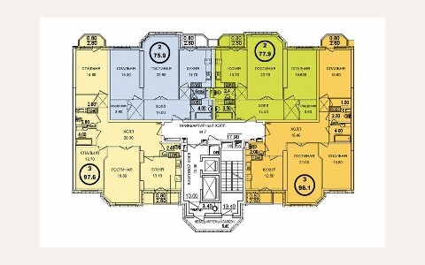 ЖК Доминанта: планировка 2