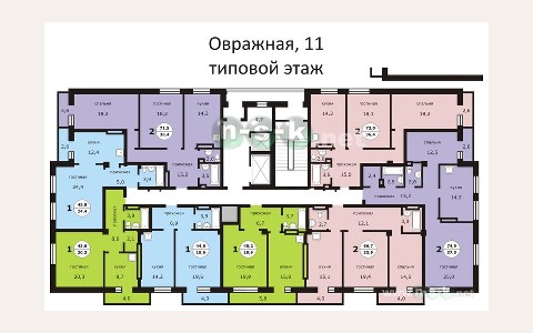ЖК Eleven Планировка 4