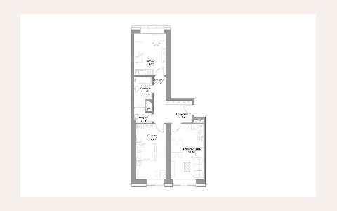 ЖК Fili City — планировка 1 ЖК Fili City: планировка 1