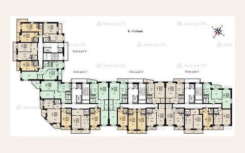 ЖК Гагаринский 35 — планировка 4 ЖК Гагаринский 35: планировка 4