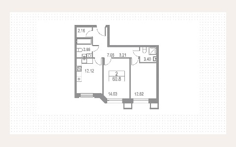 ЖК Городской квартал BIG TIME: планировка 3