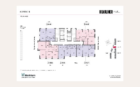 ЖК Headliner: планировка 3