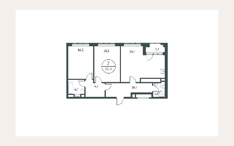 ЖК Искра-парк — планировка 1 ЖК Искра-парк: планировка 1
