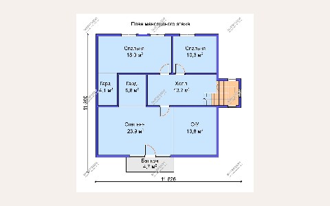ЖК Каскад: планировка 1