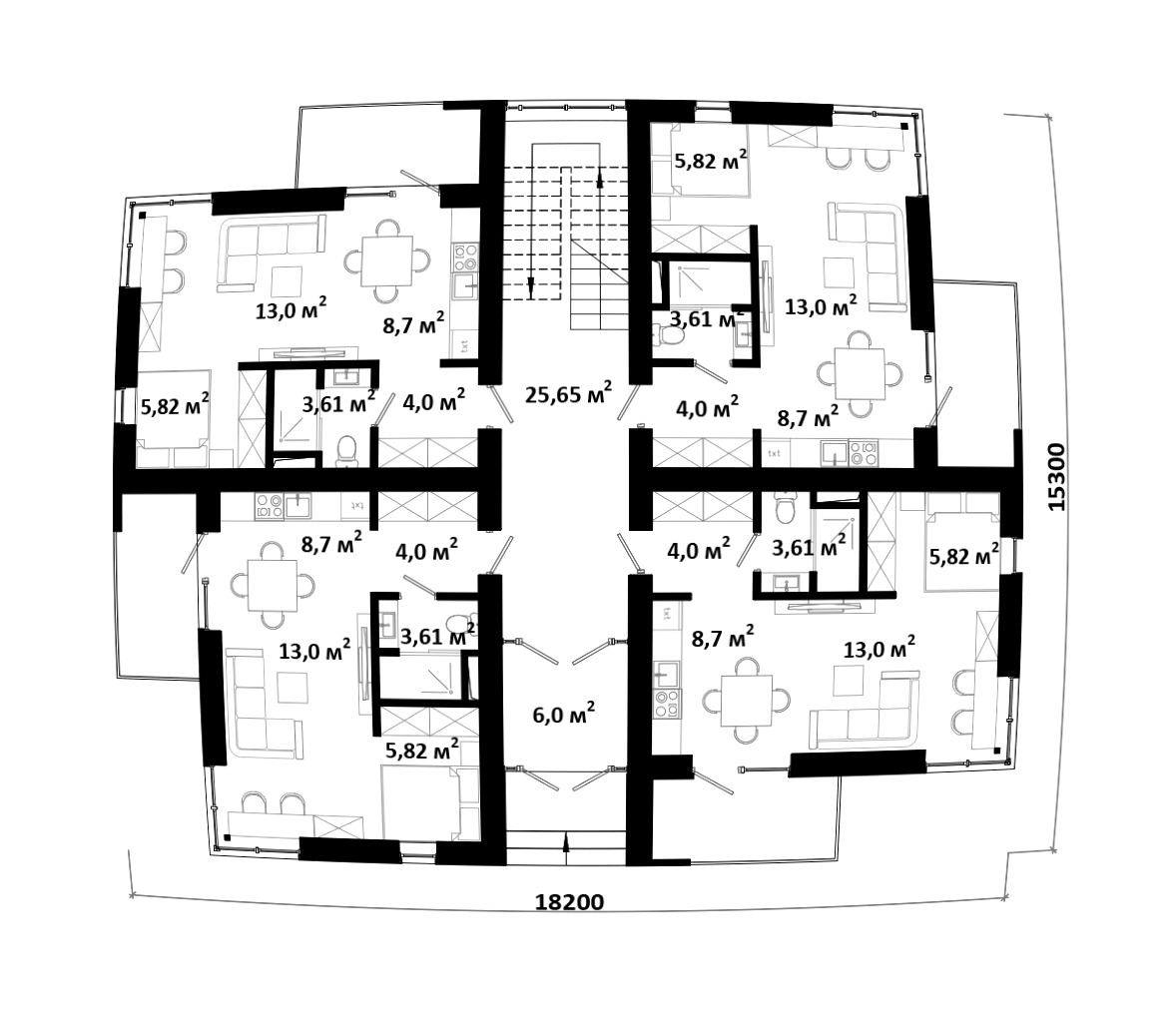 ЖК Клубный дом на Плющихе — общий вид