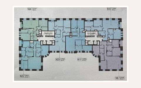 ЖК Клубный дом на Плющихе — планировка 2 ЖК Клубный дом на Плющихе: планировка 2