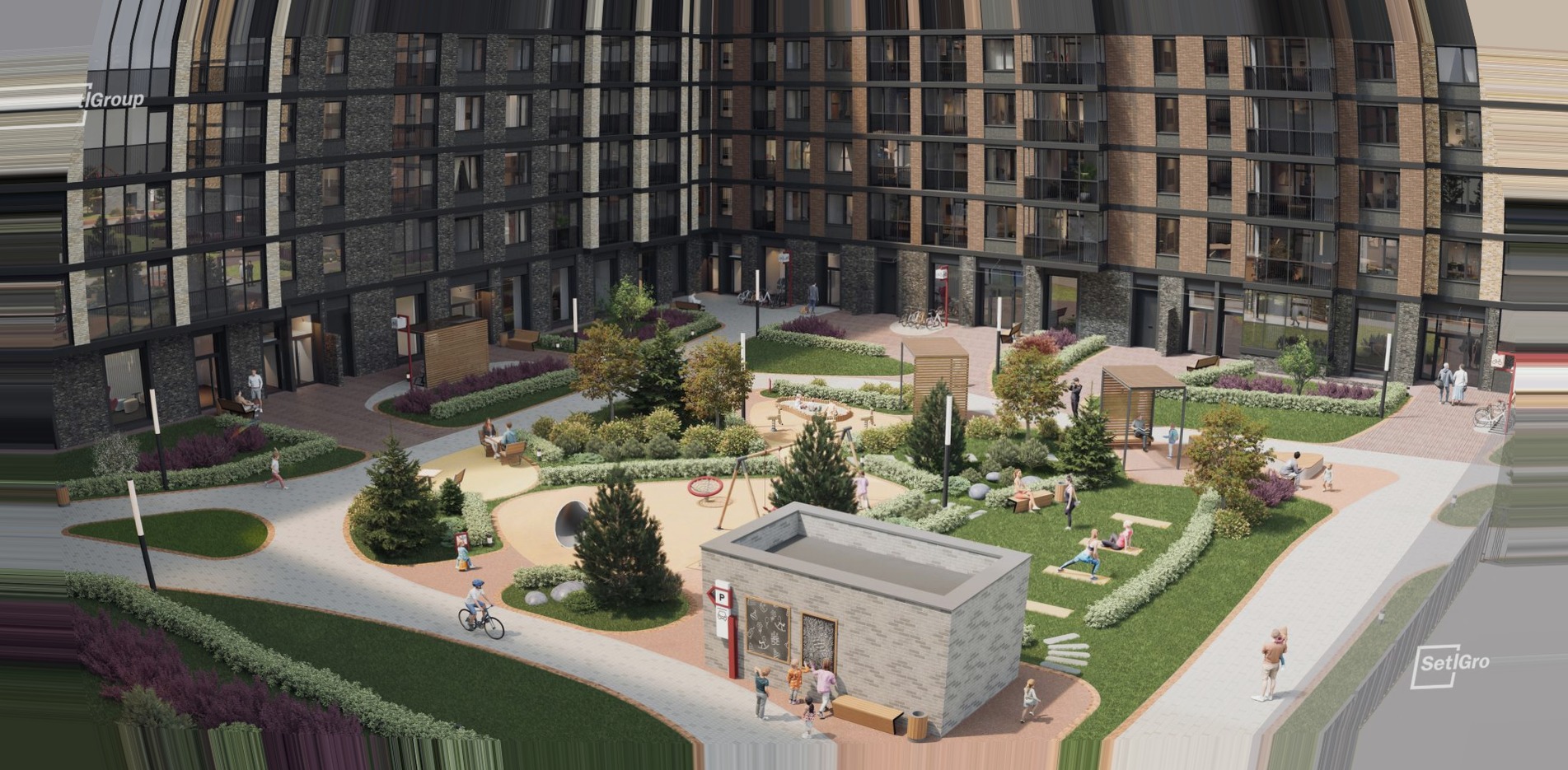 ЖК Континенталь: общий план (контент)