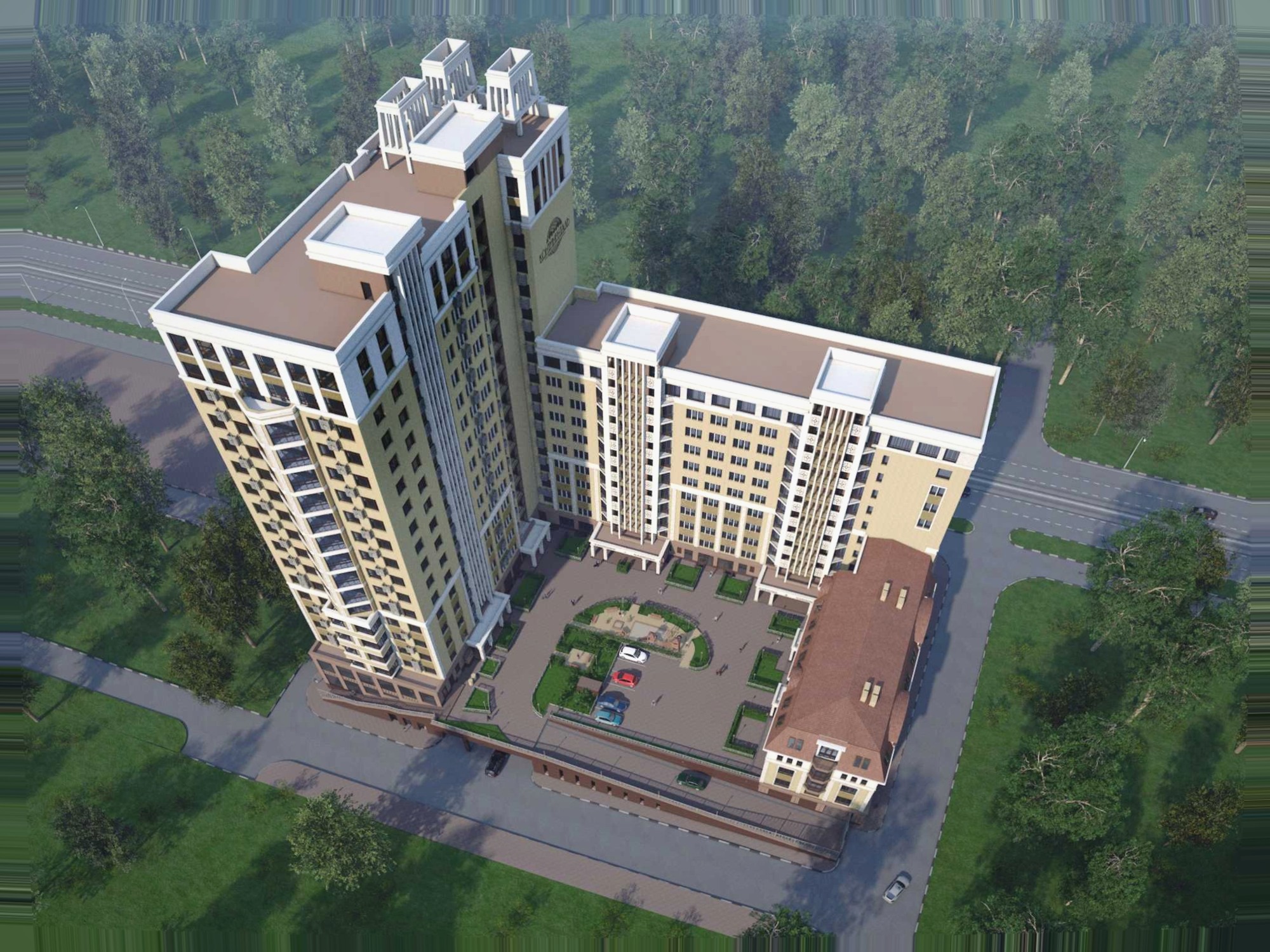 ЖК Континенталь — общий вид