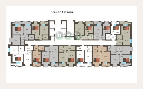 ЖК Коперник: планировка 1