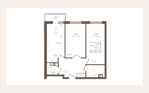 ЖК Крылья: планировка 2