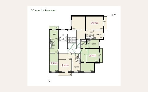 ЖК Кутузов: планировка 2