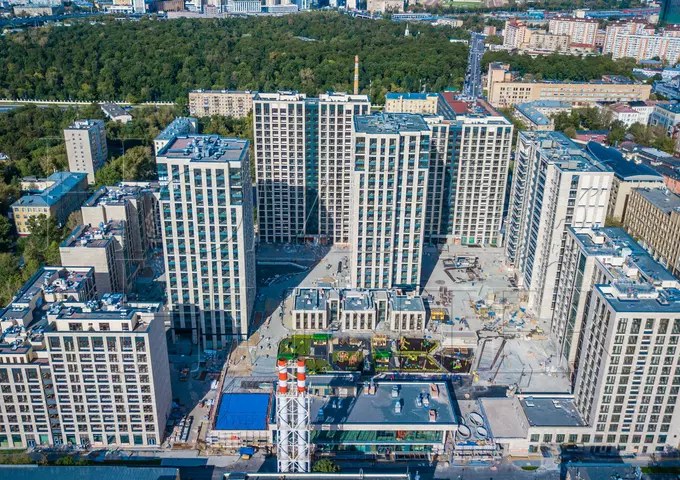 ЖК Квартал Redside — премиум у Москва-Сити, Пресненский (ЦАО) Схема пентхауса с террасой в ЖК «Квартал Redside»