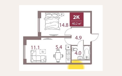 ЖК Legacy: планировка 1